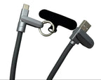 1.2m USB C Lanyard Charging Cable with Keyring