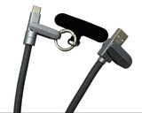 1.2m USB C Lanyard Charging Cable with Keyring