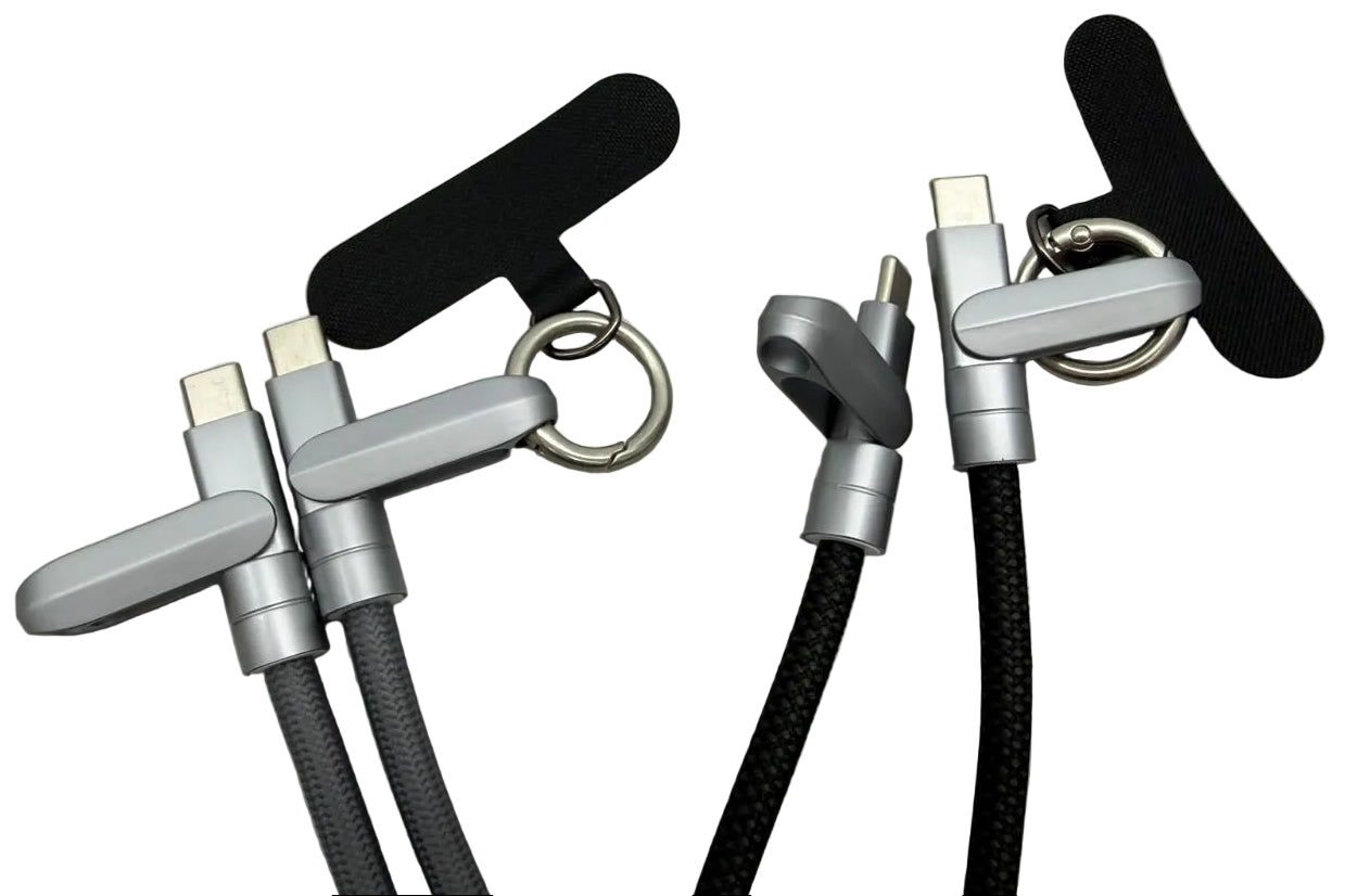 2 in 1 Lanyard Charging Cable USB C to Lightning Secondary image