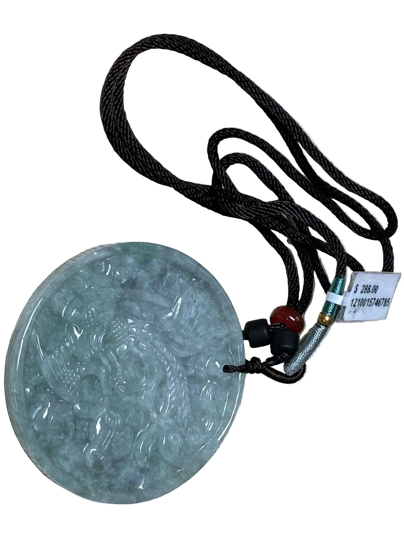 Jade Like Dragon Jade Pendant With Adjustable Cord Necklace Main image