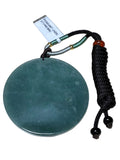 Jade Like Jade Guan Yin Pendant With Adjustable Cord Necklace