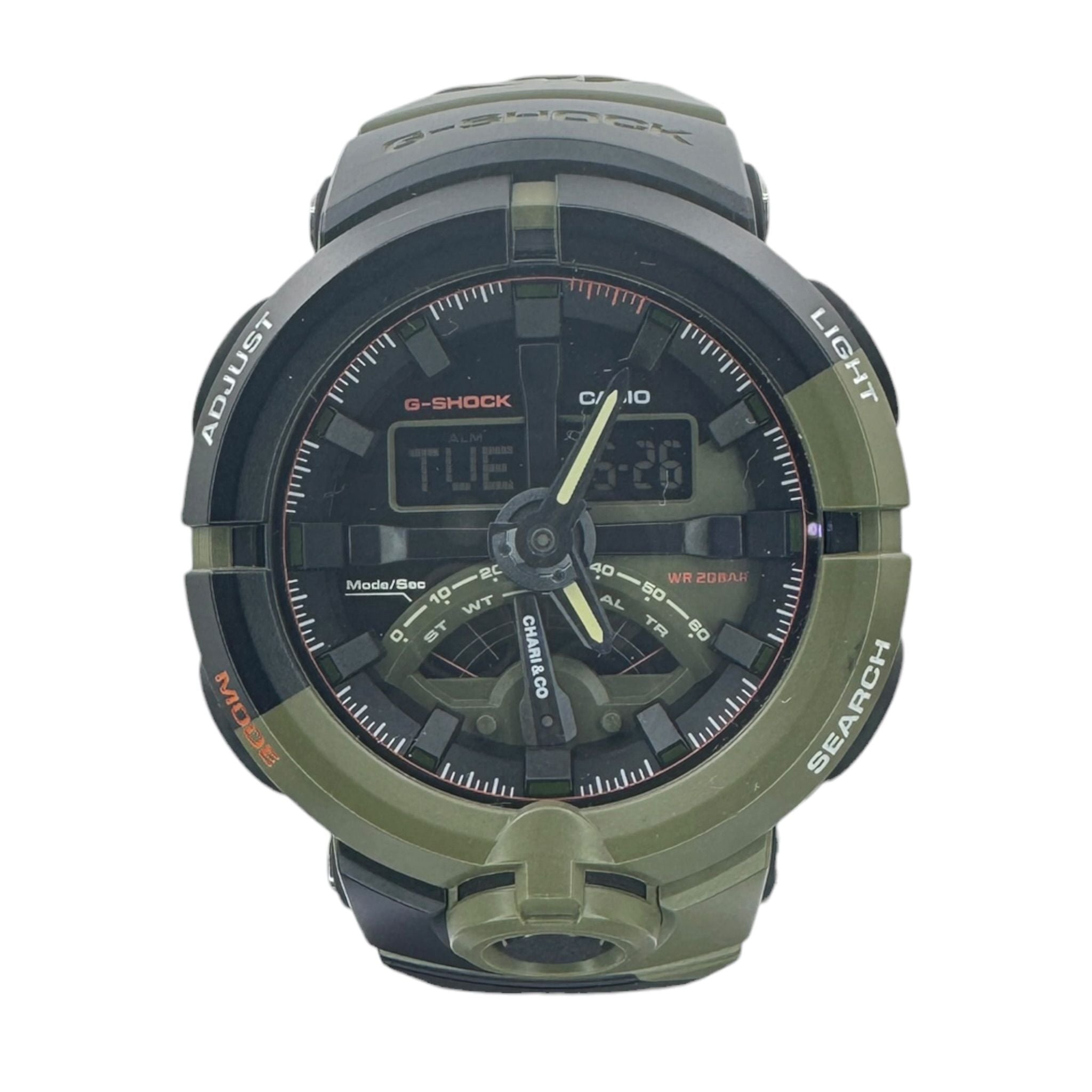 Casio Gshock CHARI & CO  GA-500K Digital Watch Camou