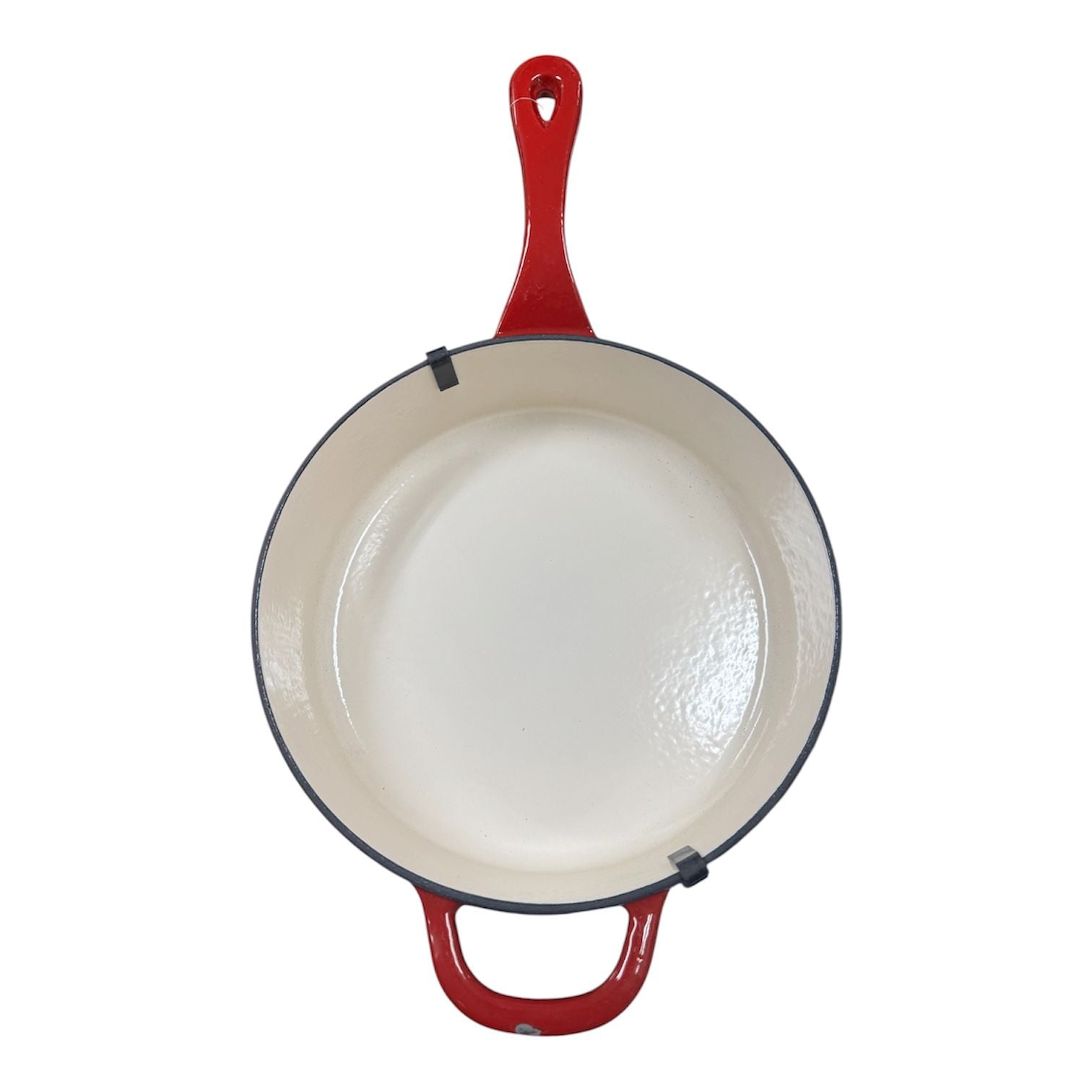 Crock Pot Artisan 3.5 Quart Enameled Cast Iron Deep Sauté Pan, Scarlet Red