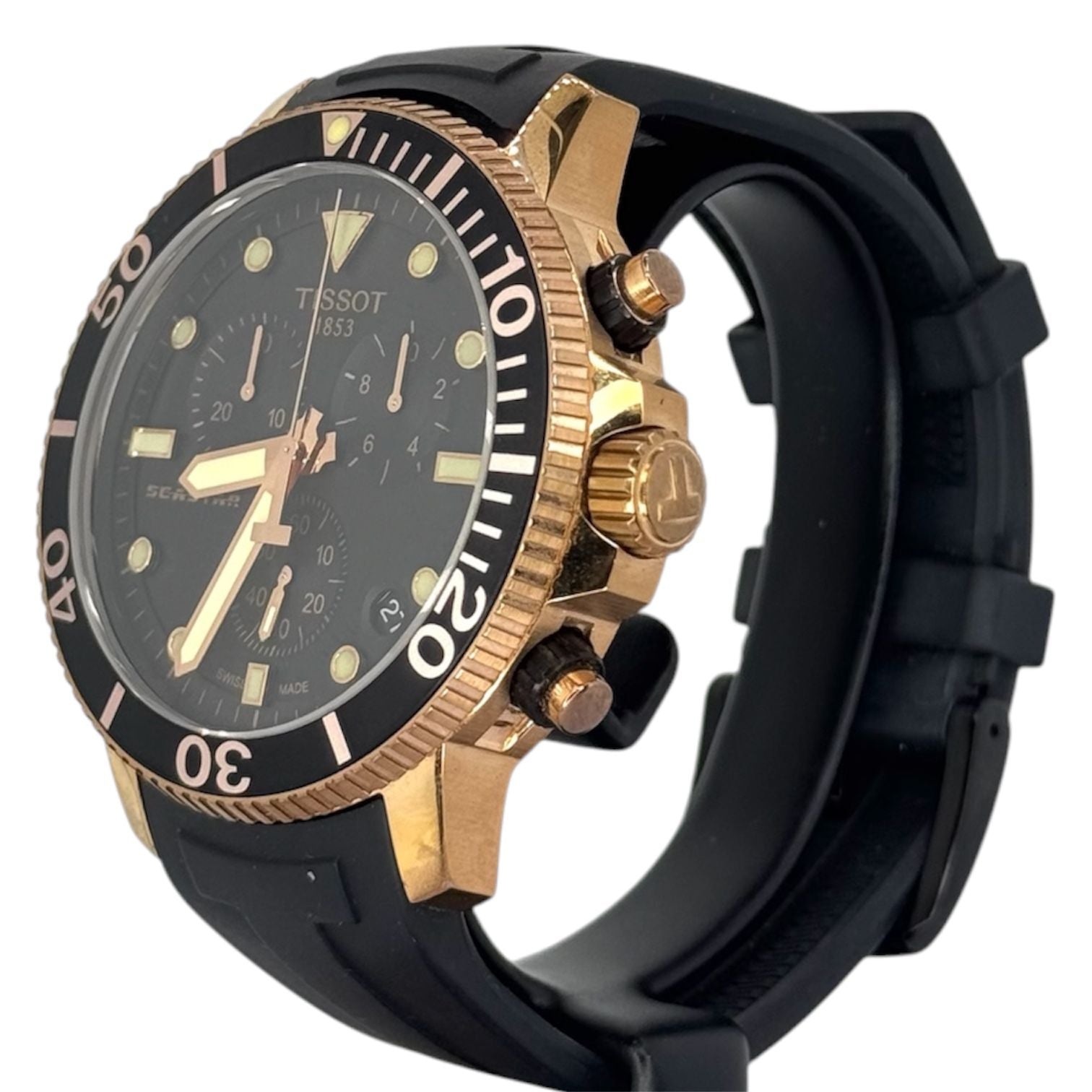 Tissot T120.417.37.051.00 T-sport Seastar 1000 Chronograph Quartz Mens Watch,45.5mm Secondary image