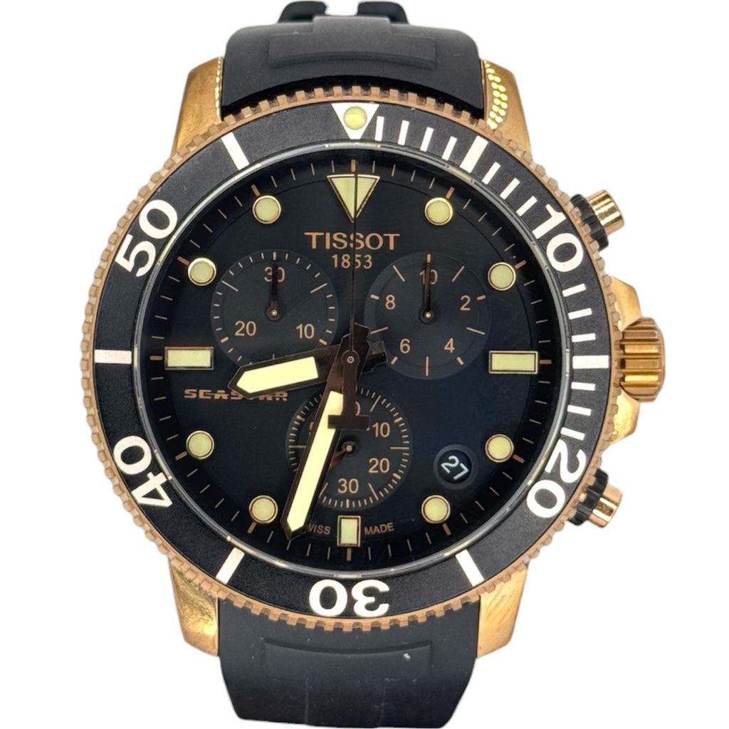 Tissot T120.417.37.051.00 T-sport Seastar 1000 Chronograph Quartz Mens Watch,45.5mm
