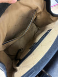 Braun Buffel Pebbled Leather Handbag Black