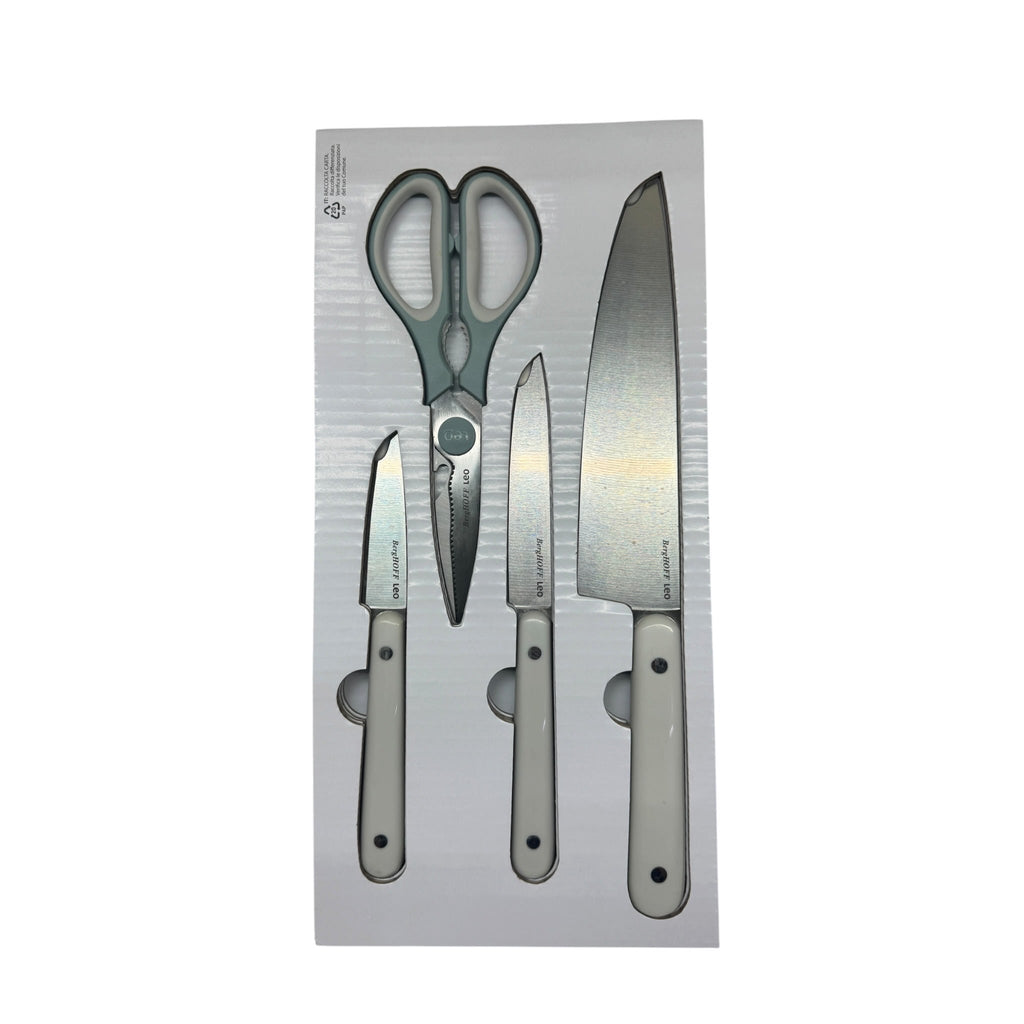 Berghoff Knife Set w/ Scissors 4pcs set