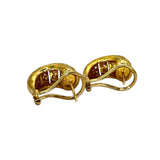 750YG Diamond Earring