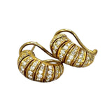 750YG Diamond Earring