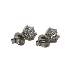 14KWG Solitaire Lab Grown Diamond2=4.50cts, E-F Color, VVS1 Earring