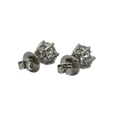 14KWG Solitaire Lab Grown Diamond2=4.50cts, E-F Color, VVS1 Earring