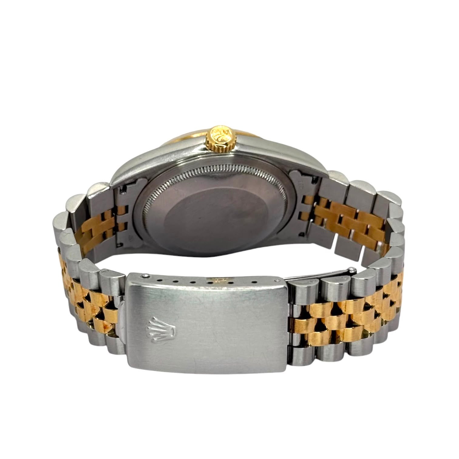 Rolex 16233 Datejust Half Gold Big Diamond Index, Computer Dial Watch, 36mm