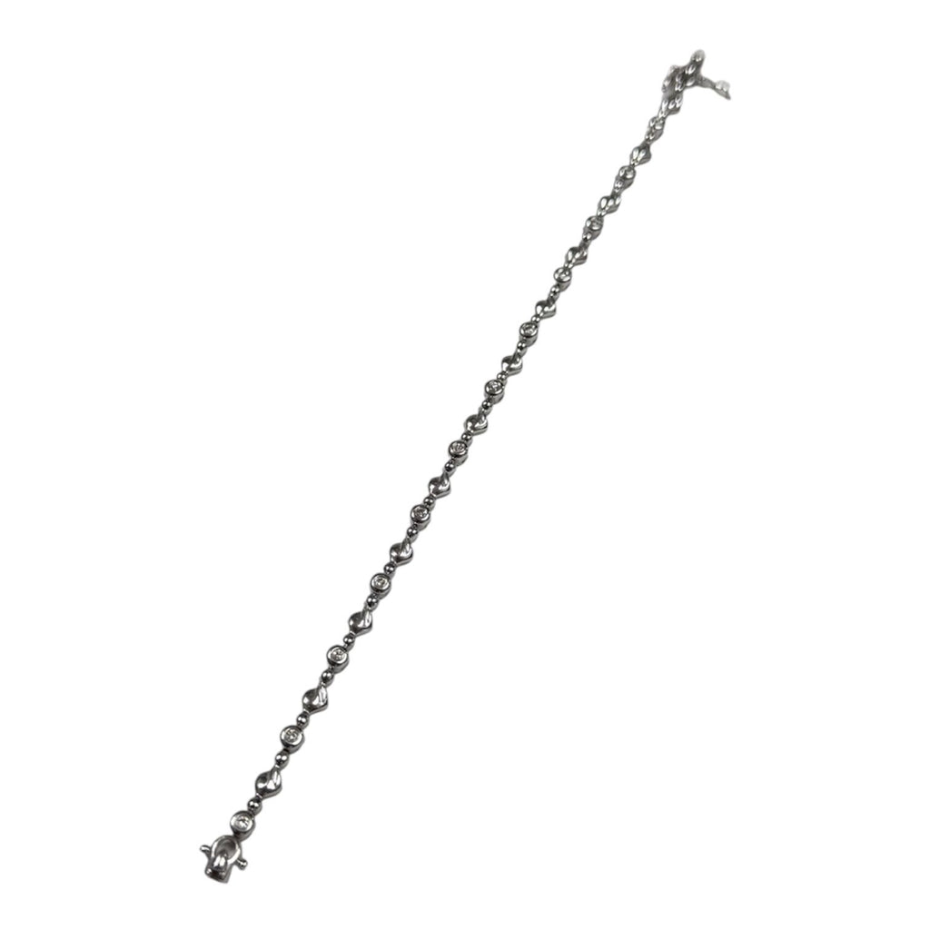 850WG Diamond Bracelet, Length 18CM