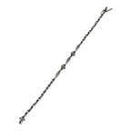 750WG Diamond Bracelet, Length 17.5cm