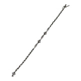 750WG Diamond Bracelet, Length 17.5cm