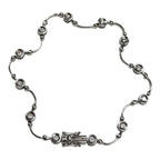 750WG Diamond Bracelet, 16.5cm