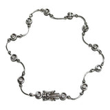 750WG Diamond Bracelet, 16.5cm