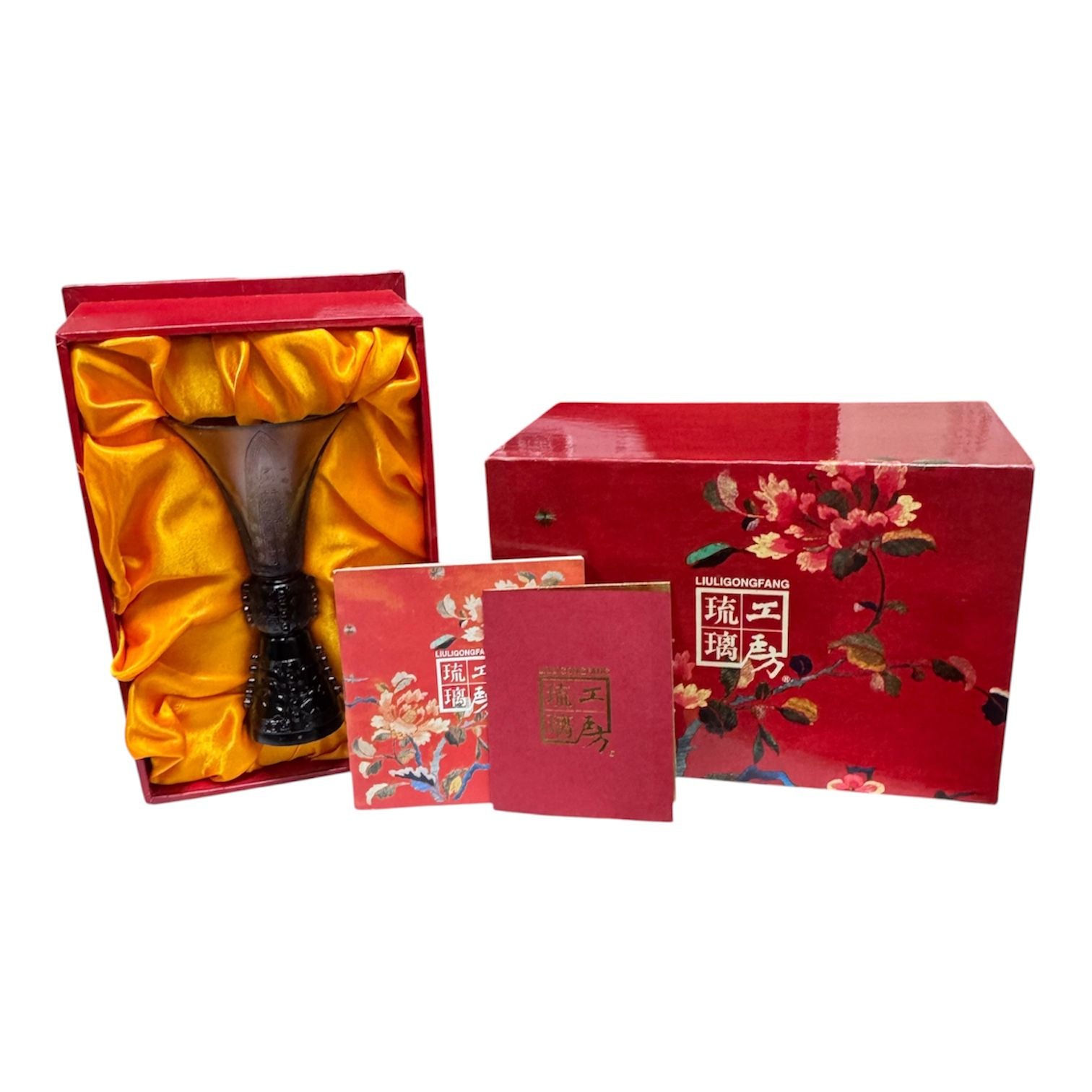 Liu Li Presenting Wine Vase, Heigh:14.5cm