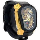 Tomaz TW028-1D6 Automatic Dragon And Tiger Dial Skeleton Dial Watch ,41.7mm x 50mm