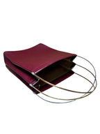 Cartier Trinity Burgundy Tote Bag