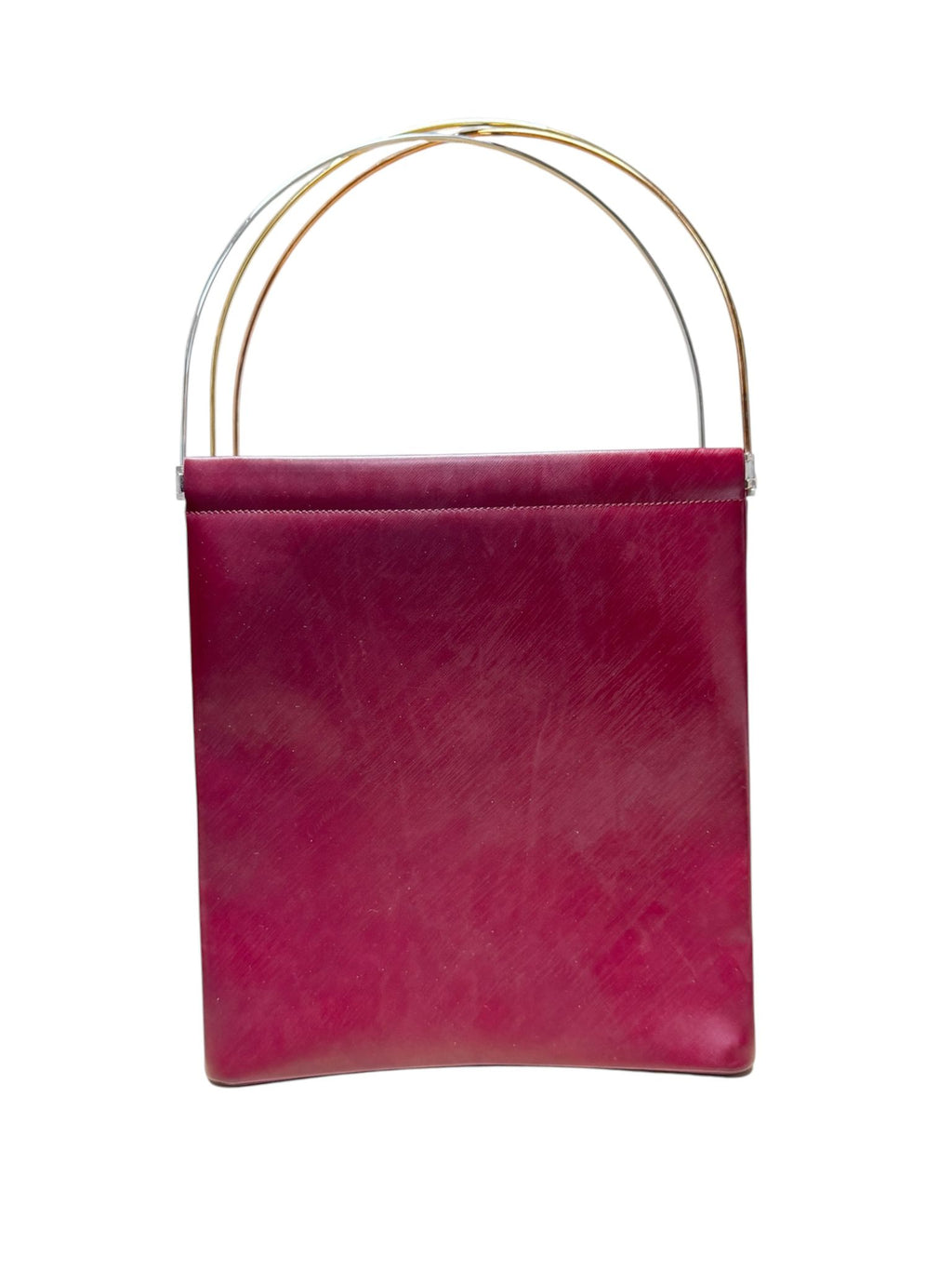Cartier Trinity Burgundy Tote Bag