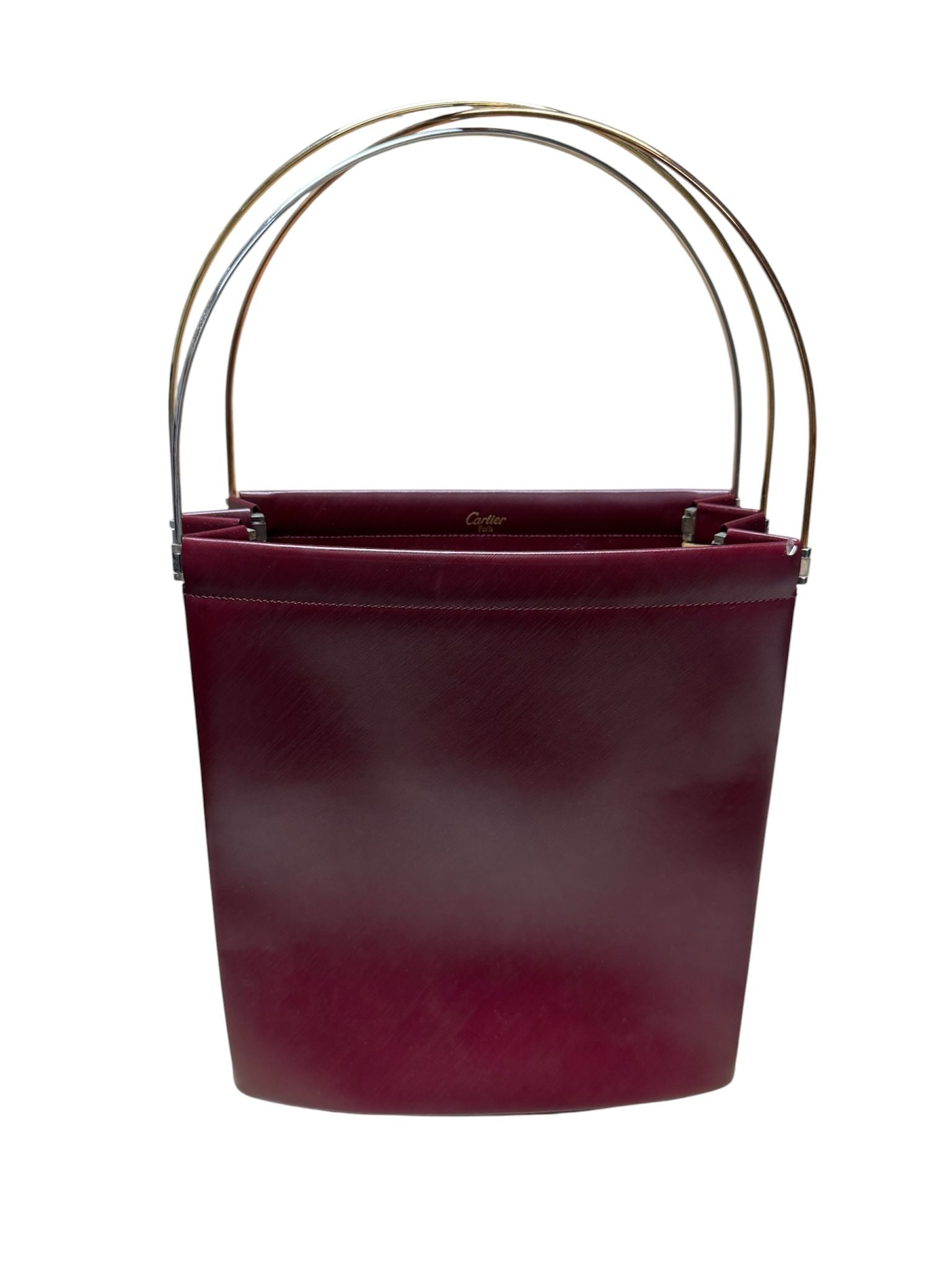 Cartier Trinity Burgundy Tote Bag Main image