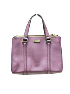 Kate Spade Leather Bag Tote Zip Maroon