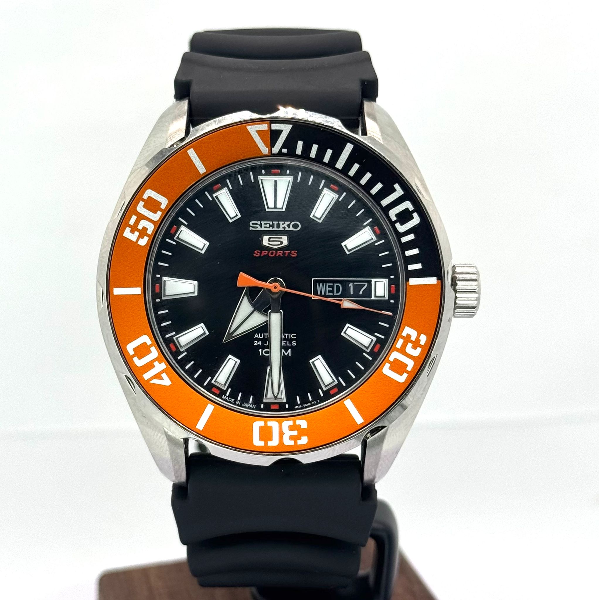 Seiko SRPC59J1 Seiko 5 Sports Men's Automatic Watch, 45mm Main image
