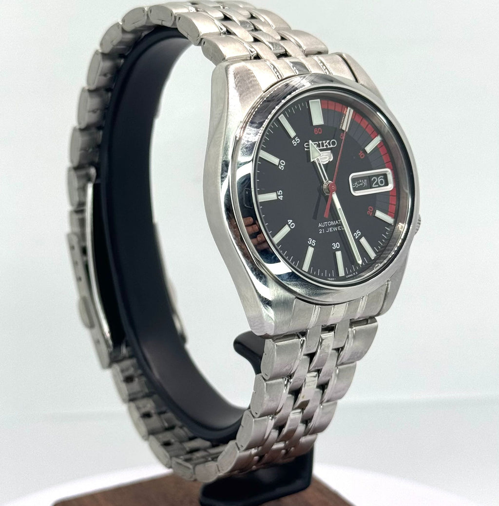 Seiko 5 SNK375K1 Black Dial Gents Automatic Watch, 37mm