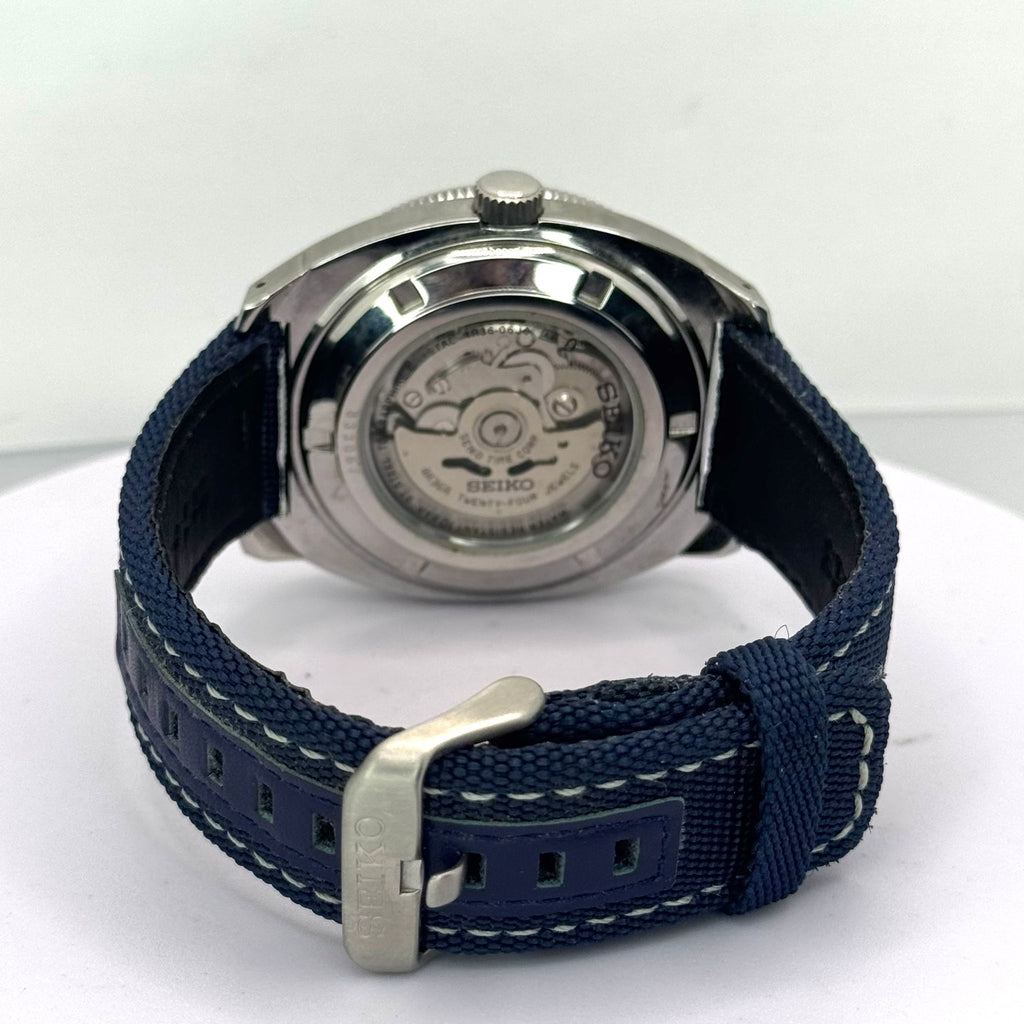 Seiko SRPC73K1 Criteria Daydate Automatic Watch, 44mm
