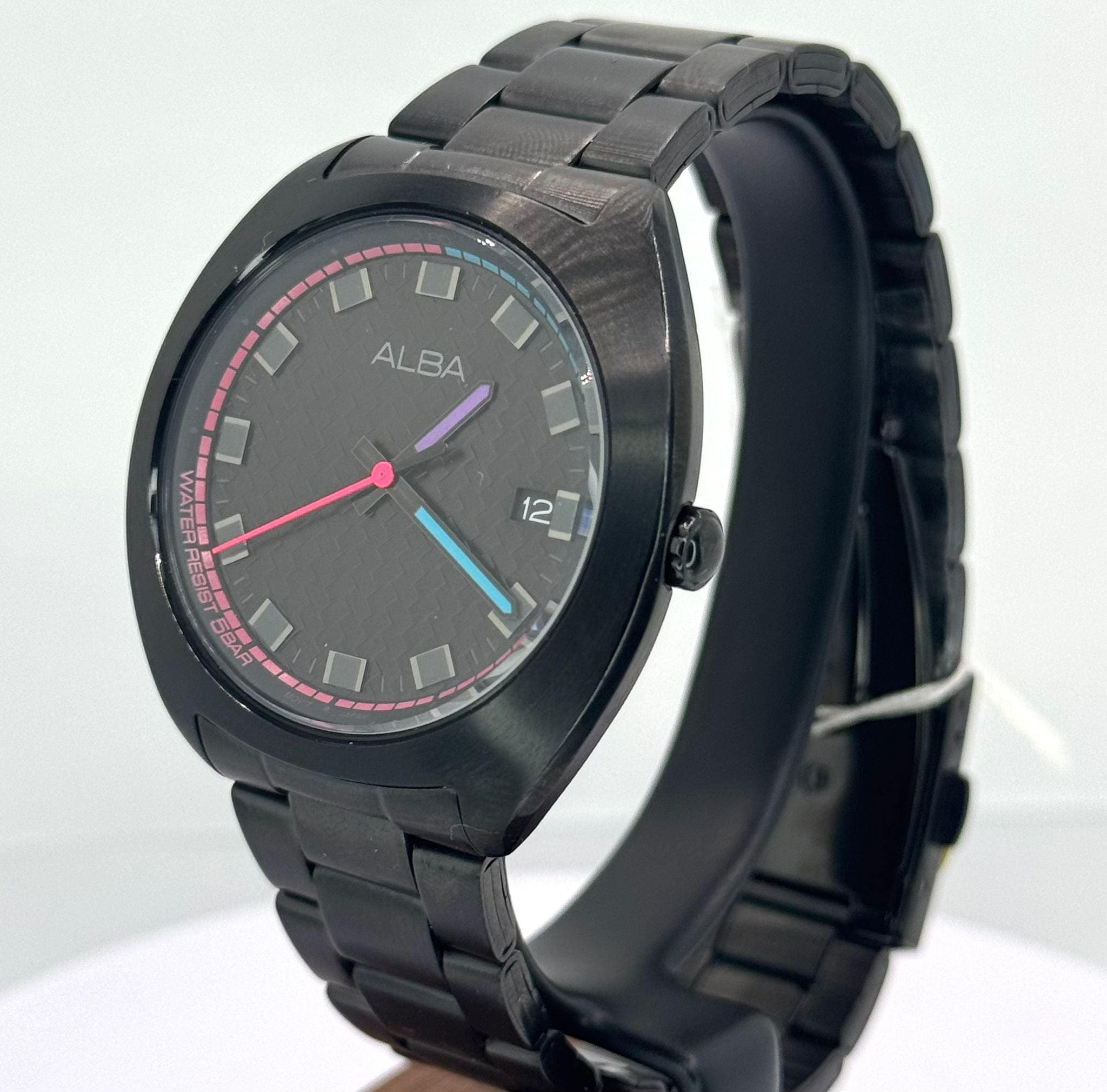ALBA Tokyo Neon AS9K91X1 Quartz Bracelet Watch, 40mm