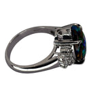 Natural Koroit Opal Ring Pt900