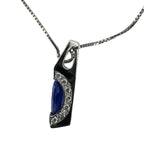 Tanzanite Pt900 Pt850 Necklace