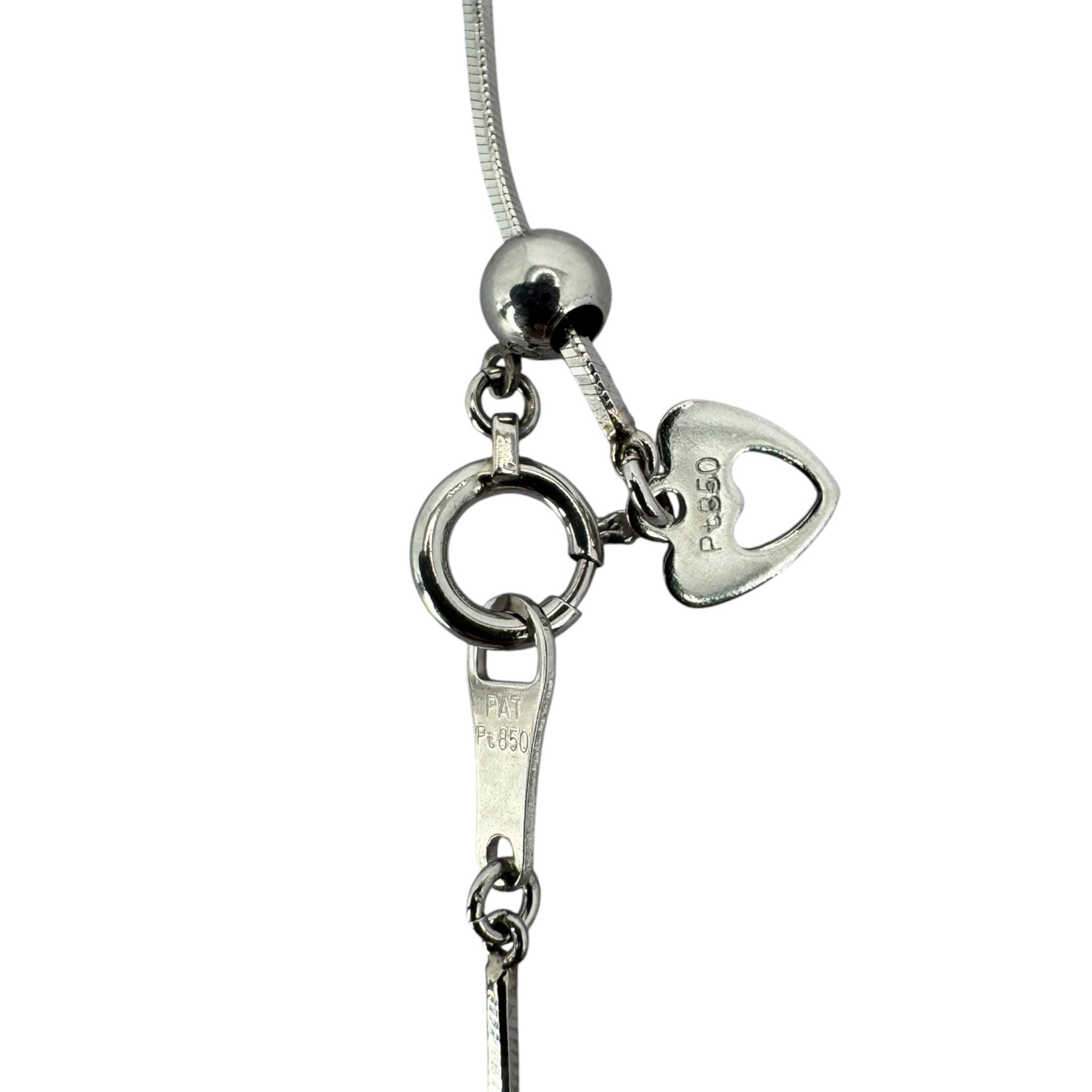 Diamond Pt900 Pt850 Necklace