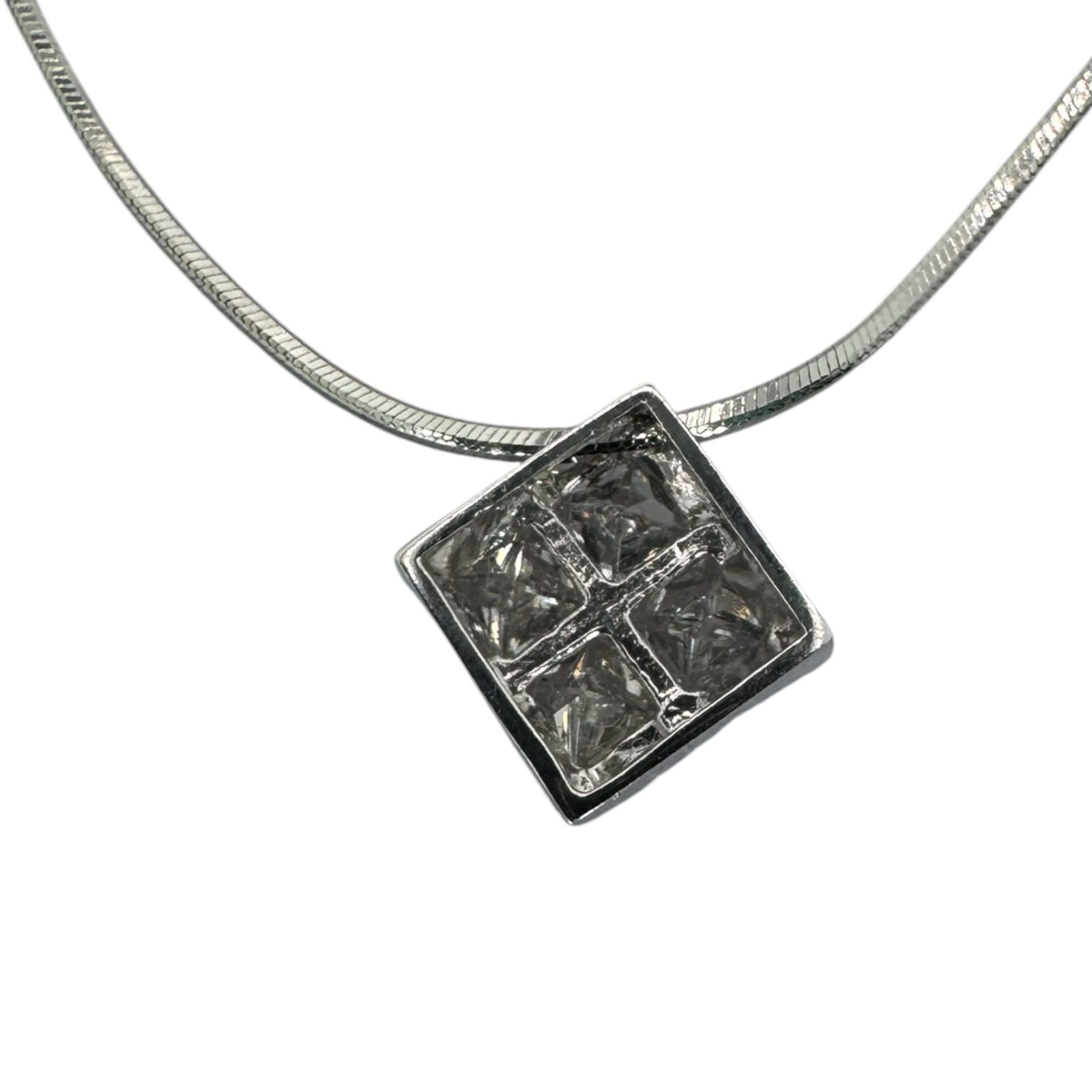 Diamond Pt900 Pt850 Necklace