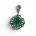 Emerald Pendant Pt900