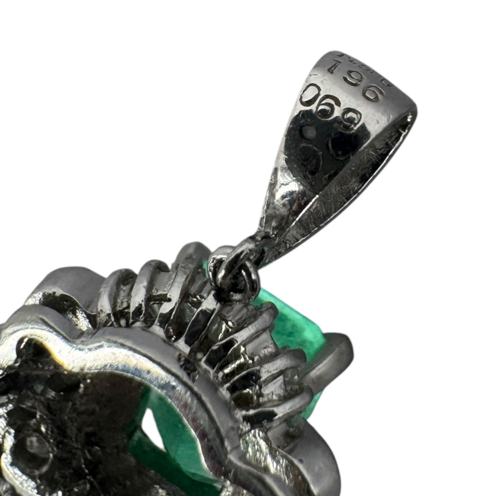 Emerald Pendant Pt900