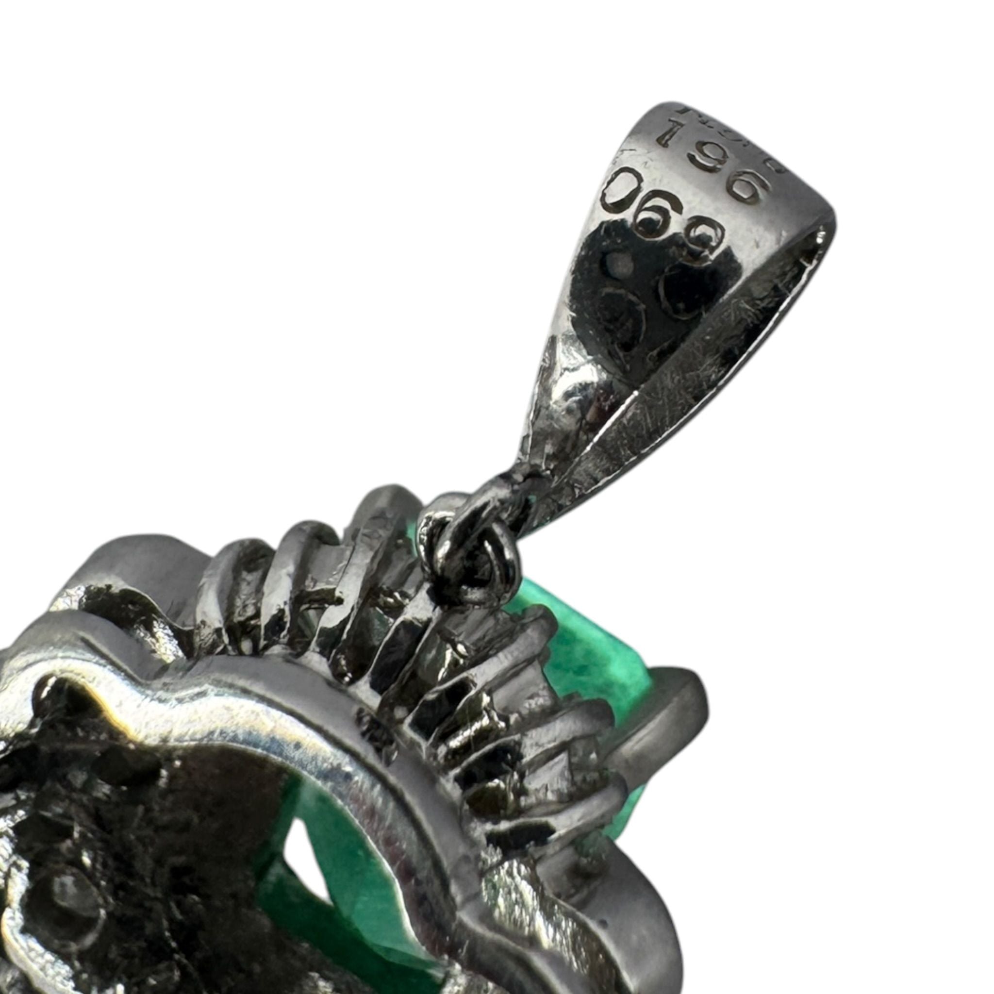 Emerald Pendant Pt900