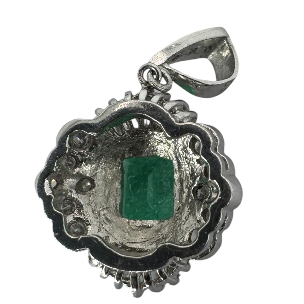 Emerald Pendant Pt900