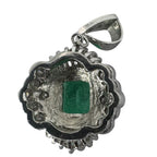 Emerald Pendant Pt900