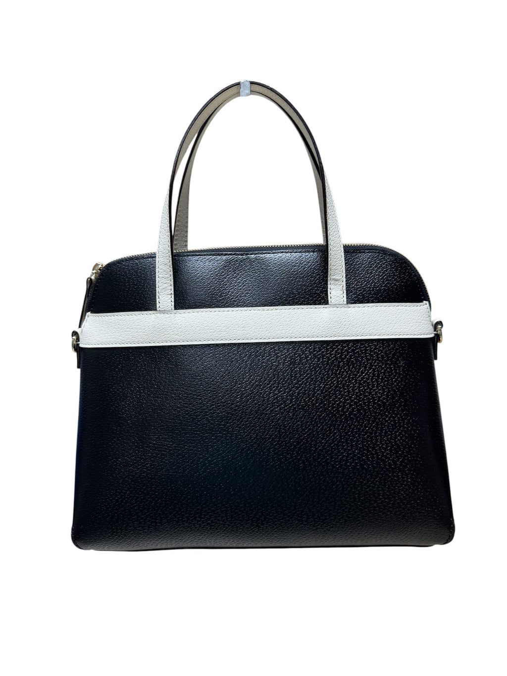 Kate Spade Shoulder Bag Black White Strap Leather 2 Way