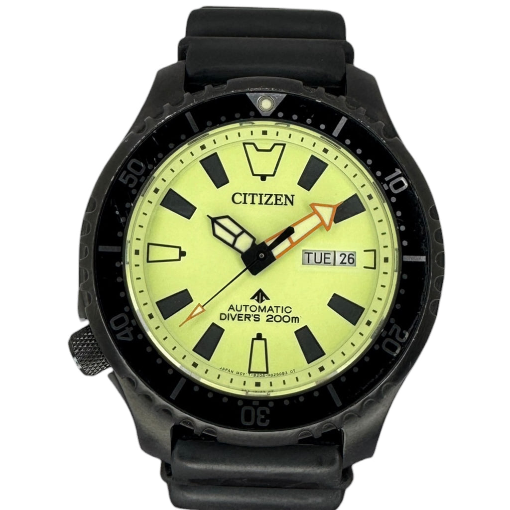 Citizen Promaster Fugu Limited Edition Divers 200m Watch NY0138-14X With Tank Box