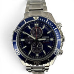 Citizen Promaster Eco-Drive Mens Watch Divers 200m Blue Dial B612-S123887 w/ Box and Tank