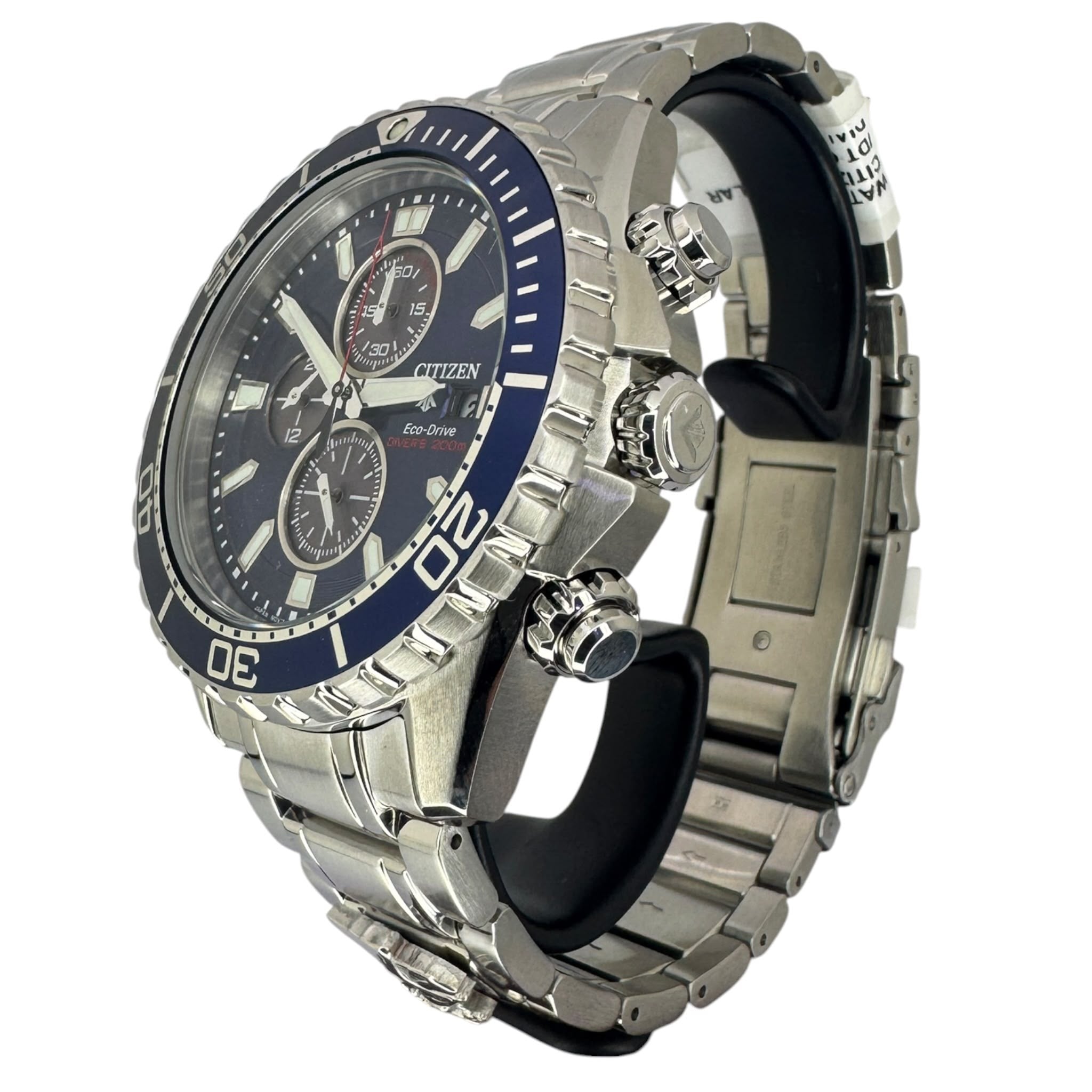 Citizen Promaster Eco-Drive Mens Watch Divers 200m Blue Dial B612-S123887 w/ Box and Tank