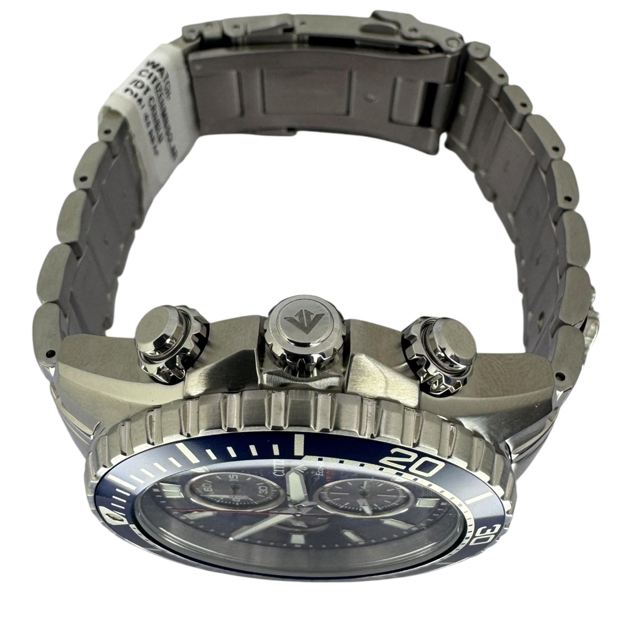 Citizen Promaster Eco-Drive Mens Watch Divers 200m Blue Dial B612-S123887 w/ Box and Tank