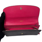 Coach Slim Envelope Leather Wallet Long Pink