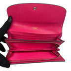 Coach Slim Envelope Leather Wallet Long Pink