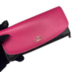 Coach Slim Envelope Leather Wallet Long Pink