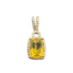 Opal Fire Pendant 14k With Diamonds