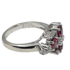 Ruby Ring 18k With Diamonds
